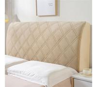 Odot Velluto Copri Testata Letto Matrimoniale, Jacquard Copri Testiera Letto Imbottita, Copertura Testiera Letti Singoli Elastico, Morbido Tessuto Stretch, Lavabile (Twill kaki,150cm)