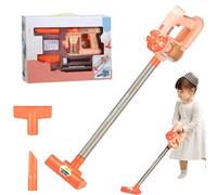 Odoukey Aspirapolvere per Bambini 24x5 Giocattolo Elettrico Realistico Staccabile con aspirazione funzionante Sviluppo di abilità interattive per Bambini 3+ Stile1