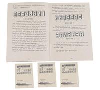 Odoukey Carte Mahjong da 4 pezzi 2024 Libro Mahjong di grandi dimensioni per principianti, incluse regole e strategie Come giocare per principianti