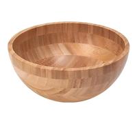 Odoukey Ciotole in legno di diametro 8 x altezza 3, ciotole di bambù lisce facili da pulire, legno Burlywood per alimenti Cucina domestica Forniture per ristoranti Bambini