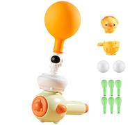 Odoukey Giocattolo Montessori 3 in 1 Palla respiratoria Galleggiante interattiva Tubo a Bolle Fischio per Bambini Divertenti Giocattoli sensoriali per Ragazze Ragazzi Famiglia