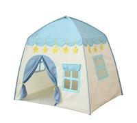 Odoukey Tenda da Gioco per Bambini del Castello della Principessa, 51x39x51, casetta da Gioco per Ragazze di Compleanno (Blu)