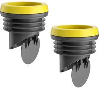 Odour-Proof - Kit di tenuta con valvola di controllo per tubi in PVC, da 100 a 110 mm (blu)