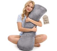 ODOXIA Cuscino Ponderato Per Il Corpo 3 Kg | 104 * 30 CM | Dormi Meglio & Ritrova La Calma | Weighted Body Pillow Relax | Cuscini Ponderati Per Adulti | Rivestimento Morbido, Lavabile