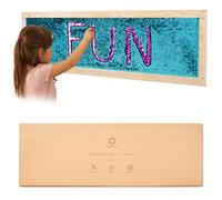 ODOXIA Parete sensoriale | Parete sensoriale in paillettes per bambini reversible Sequins Wall Frame (1-Pack, Big)