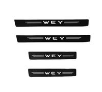 ODQXUPYOM 4 Pezzi Auto Fibra di Carbonio Adesivo Battitacco per Great Wall WEY Coffee 01 Mocca DHT-PHEV vv5 6 7 XEV Car Styling Decorativi Accessori