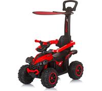 Odrážedlo con tettuccio e maniglia ATV Rosso