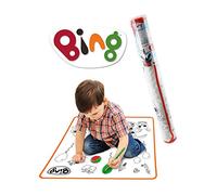 ODS-48400 Bing Tappetone da colorare Fronte/Retro 70x70 cm, Lavabile, 3+ anni, con 4 pennarelli Inclusi, 48400