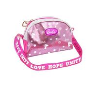 ODS - Barbie - Borsetta Fashion con Tracolla e Chiusura Zip, Ciondolo Inclusa, Misura 22 cm, Età Consigliabile 3+