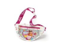 ODS - Barbie, Marsupio per Bambine con Tasca Frontale, Cerniera e Cintura Regolabile, Incluso 1 Foglio di Stickers Barbie, Accessorio Fashion in Ecopelle, Età Consigliata +3 Anni