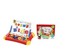 ODS - Bing Lavagna Magnetica Scrivi e Cancella, Lavagnetta Cancellabile con Cassetto e Accessori, Lettere, Numeri, Pennarello e Cancellino, Età Consigliata +3