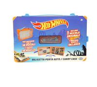 ODS - Hot Wheels, Carry Case Valigetta Porta Veicoli Apribile, Inclusa 1 Auto Originale, Contiene fino a 30 Macchinine, Età Consigliata +3 Anni