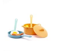 ODS - Maisonelle Bio, Set Pentole e Accessori Cucina Bambini, con Padella, Mestoli, Alimenti, Età Consigliata +2 Anni