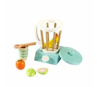 ODS - Maisonelle Nature, il Mio Primo Frullatore, Giocattolo per Bambini in Legno, Bicchiere, Cucchiaino e Frutta con Velcro, 13.5x13x21 cm, Età Consigliata +3 Anni