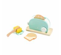 ODS - Maisonelle Nature, Il Mio Primo Tostapane in Legno, Giocattolo per Bambini in Legno, con Tagliere, Coltello, Burro, Pane, 18x8x11 cm, Età Consigliata +3 Anni