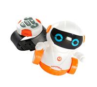 ODS - Radiocom Mars 4, Robot Radiocomandato ad Infrarossi, Controller da Polso a Forma di Orologio, Funzione Movimento, Altezza 10 cm, Età Consigliata +5 Anni