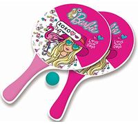 ODS Sunday Barbie Set Racchettoni MDF con Pallina PVC, 38x23,2x0,6 cm, Racchette Giochi Spiaggia Bambini e Adulti, 44890