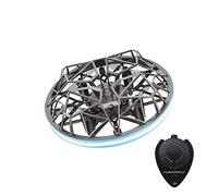 ODS TOYS Radiofly Starlight Matic - Drone Giocattolo a Induzione. Con Infrarossi, Sensore Anticollisione, Luci Led 360° con Cambio Colore, Decollo e Atterraggio Assistito., Nero, 40105