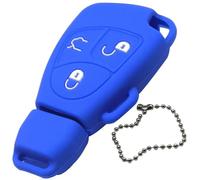 ODSMBK Custodia Portachiavi in Silicone per Auto per B C E ML S CLK CL Portachiavi Protettore Borsa-Darkblue