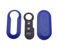 ODSMBK Custodia Portachiavi in Silicone per Auto per Fiat 500 Panda Punto Bravo Portachiavi Protettore Borsa-Dark Blue