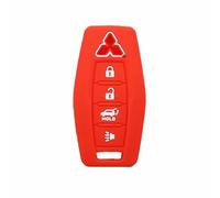 ODSMBK Custodia Portachiavi in Silicone per Auto per Outlander 2022 2023 2024 Portachiavi Protettore Borsa-Red Cover