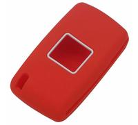 ODSMBK Custodia Portachiavi in Silicone per Auto per Peugeot 207 307 308 407 408 per Citroen C3 C4 C4L C5 C6 Portachiavi Protettore Borsa-Red