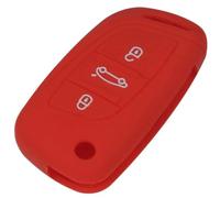 ODSMBK Custodia Portachiavi in Silicone per Auto per Peugeot 207 307 308 per Citroen C2 C3 C4 C5 C6 C8 Portachiavi Protettore Borsa-Red