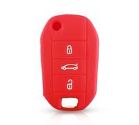 ODSMBK Custodia Portachiavi in Silicone per Auto per Peugeot 508 301 2008 3008 408 per Citroen C4 Cactus C5 C3 C4L Portachiavi Protettore Borsa-Red
