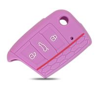 ODSMBK Custodia Portachiavi in Silicone per Auto per VW per Golf 7 mk7 per Skoda per Octavia A7 per Polo Portachiavi Protettore Borsa-Purple