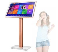 Odtwarzacz karaoke, profesjonalna maszyna do karaoke z 27 językami, 19,5/22-calowy pojemnościowy ekran dotykowy, odtwarzacz kina domowego online, dla dziewcząt, chłopców, domowe spotkania, 22 cal-3TB