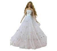 odulu Abito per bambola da 29,2 cm per bambola americana da 11,5 pollici-Abito da sera Star Moon,abito da principessa,abito da sposa con scialle/velo per bambola BJD 1/6-1 pezzo-#E