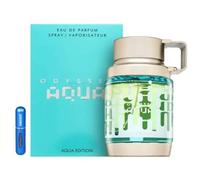 Odyssey Aqua Edition Eau de Parfum 100 ml, profumo arabo da uomo, a lunga durata, con atomizzatore da 5 ml, fragranza maschile con note marine, agrumate e legnose (Aqua Edition)