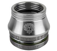 Odyssey Integrated BMX Pro Conical Headset 1-1/8 In. Argento Con Spessore Conico