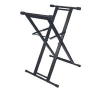 Odyssey Ltbxs x-stand: per DJ con doppio bara e supporto per tastiera