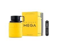 Odyssey Mega Eau de Parfum 100 ml, profumo arabo per uomo di lunga durata, con atomizzatore, fragranza legnosa aromatica con note di zenzero, Bergamotto e cedro (Odyssey Mega)