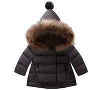 Odziezet Giubbino con Cappuccio da Bambine Bimbe Cappotto Impermeabile Incappucciato Inverno Autunno