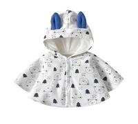Odziezet Mantella con Cappuccio per Bambini - Mantello Antivento Autunnale