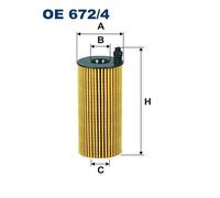 OE 672/4 FILTRON Filtro olio per ALPINA,BMW,MINI,TOYOTA