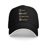 OEBANQGIV Cappello da Baseball Maschile Lavato, Ripetizione sviluppatore di criptovalute, Cappellini Sportivi Snapback, Cappello da papà, Te l'avevo Detto, Cappelli da Golf in Bitcoin