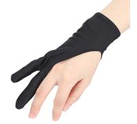 OEBUAFI 2 per Pittura con le, Guanto da Artista in Nylon Spandex per Disegni a Mano, Schizzi e Tavoletta Digitale, Guanto di Protezione per Schermo Anti Sbavature e Anti Sudore (M)