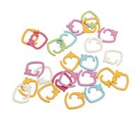 OEBUAFI 24PCS Pennarelli a Punto Aperto a Spirale Marcatori per Maglia Elicoidali per Uncinetto in Lega Colorata per Lavorare a Maglia Uncinetto Tessitura con Scatola di Immagazzinaggio
