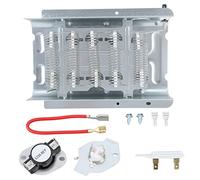 OEBUAFI 279838 Kit Elemento Riscaldante Dell'asciugatrice 3403585 W10724237 Sostituzione con Cavo Riscaldante più Lungo del 25% per Estate Inglis Amana Admiral Chef