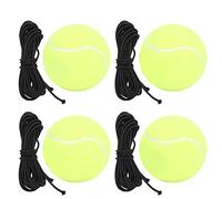 OEBUAFI 4Pcs High Elastic Tennis Balls with Rubber Band for Solo Training -