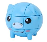 OEBUAFI 6PCS Ippopotamo Animali Giocattolo Creativo Puzzle Cartone Gioco