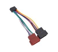 OEBUAFI Adattatore Connettore Cablaggio Femmina Bus ISO 16 Pin Adattatore Stereo Conveniente per Lettori CD Plug and Play AUX per 16 Pin ISO Plug and Play 1 X Connettore Cablaggio