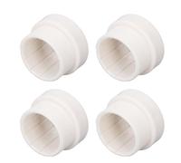 OEBUAFI Adattatore Stabilizzatore per Ombrellone da Piscina, 4 Pezzi Manicotto Filettato in ABS Resistente alla Ruggine, Resistente agli Urti Maggiore stabilità, con Materiale ABS per (White)