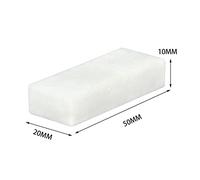 OEBUAFI Affilacoltelli per Cote Leggero Portatile Grana 10000 Pietra a Doppio Lato per Coltelli da, Forbici 2,0 "X 0,8" X 0,4", Bianco