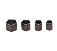 OEBUAFI Alloy Steel Pentagon Cutting Die, Leather Punching Tool Set for
