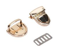OEBUAFI Alloy Tuck Lock Clasp, 20mm Larghezza (GOLD) | Materiale durevole, adatto per cinture da 20 mm, 10 set inclusi
