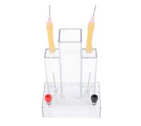 OEBUAFI Apparecchio per L'elettrolisi Dell'acqua, Contenitore Trasparente per Esperimenti con Perle di Vetro Integrate e Tubi di Gas in Lattice Produzione di Idrogeno e Ossigeno